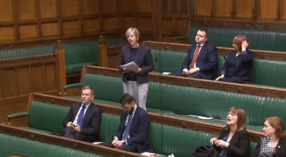 Lilian Greenwood MP speaking about Step Out Stay Out in the House of Commons